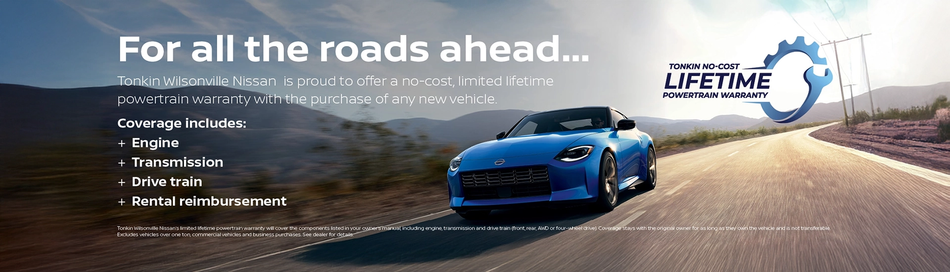 Lifetime Powertrain Warranty