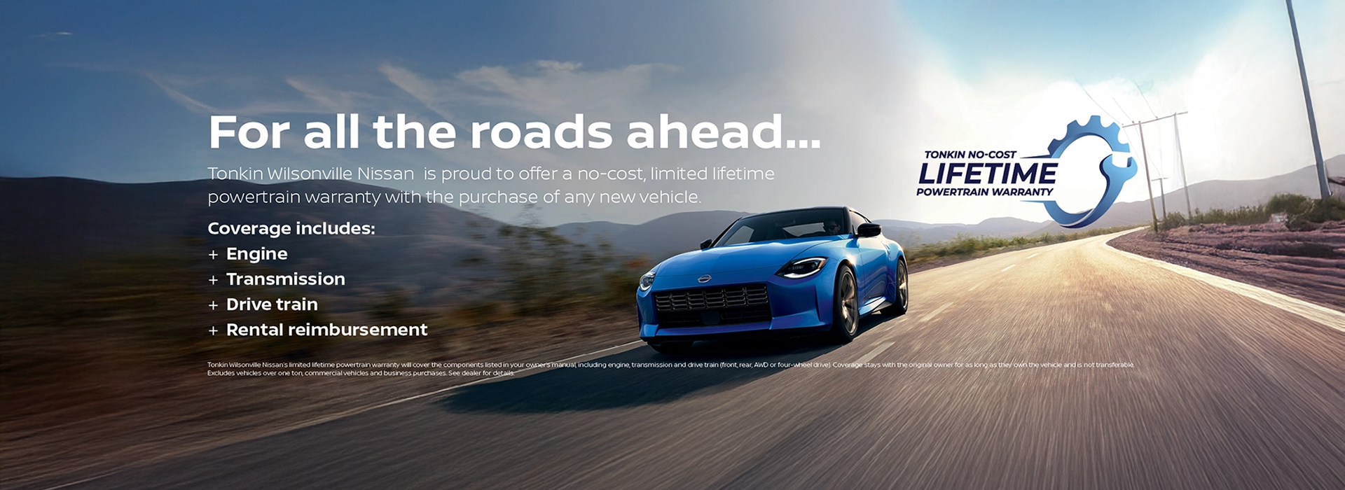 Lifetime Powertrain Warranty